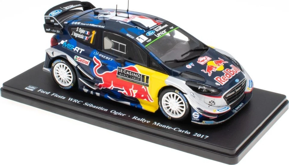 1/24 Ford Fiesta RS WRC  Red Bull  Winner Rally Monte Carlo 2017 #1 S.Ogier - Image 2 of 4
