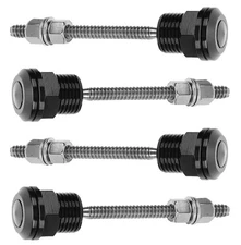 4Pcs For Push Button Quick Release Hood Bonnet Pins Lock Clip Car Bumper Latch