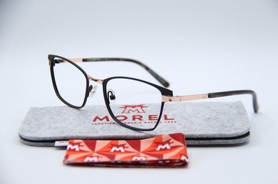 NEW MOREL KOALI 20033K NP13 BLACK GOLD AUTHENTIC FRAMES EYEGLASSES 53-19