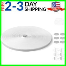50 Yards Polyester Boning for Sewing, 6/8/10/12/15 mm Sew-Through Low Density...
