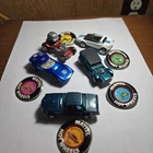 Vintage Hot Wheels Redline Cars Lot 5 With Buttons Rabbit Demon Red Baron Torero