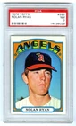 NOLAN RYAN~CALIFORNIA ANGELS~1972 TOPPS PSA-7 NR-MT 54-YR OLD BASEBALL CARD #595