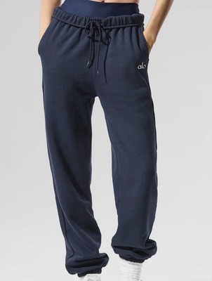 Alo Yoga Accolade Sweatpant Small Navy- New With Tags | eBay
