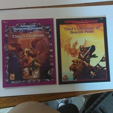 TSR AD&D 2nd Ed Thiefs Challenge I and II (Lo...