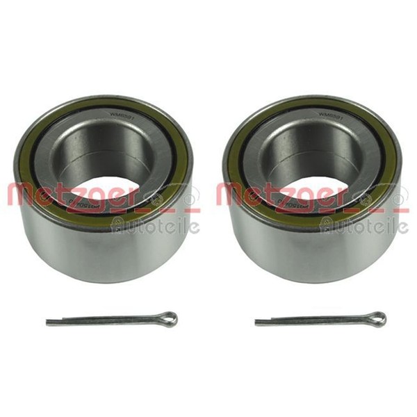 2X Metzger Radlager Satz Vorne Passend FÜR Chrysler Neon PT Dodge Neon Plymouth-image