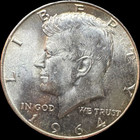 1962-D Franklin Silver Half Dollar Coin - VF — photo 1