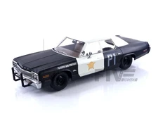 KK SCALE MODELS 1/18 - DODGE MONACO BLUES MOBILE - 1974 181127BK