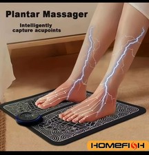Tappetino Massaggiante Elettrico Piedi EMS Plantare Relax Muscolare Fitness Casa