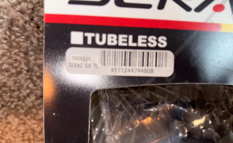 Neumático plegable sin cámara IRC Serac CX MTB 700x32c negro - TOTALMENTE NUEVO Foto 3 de 4