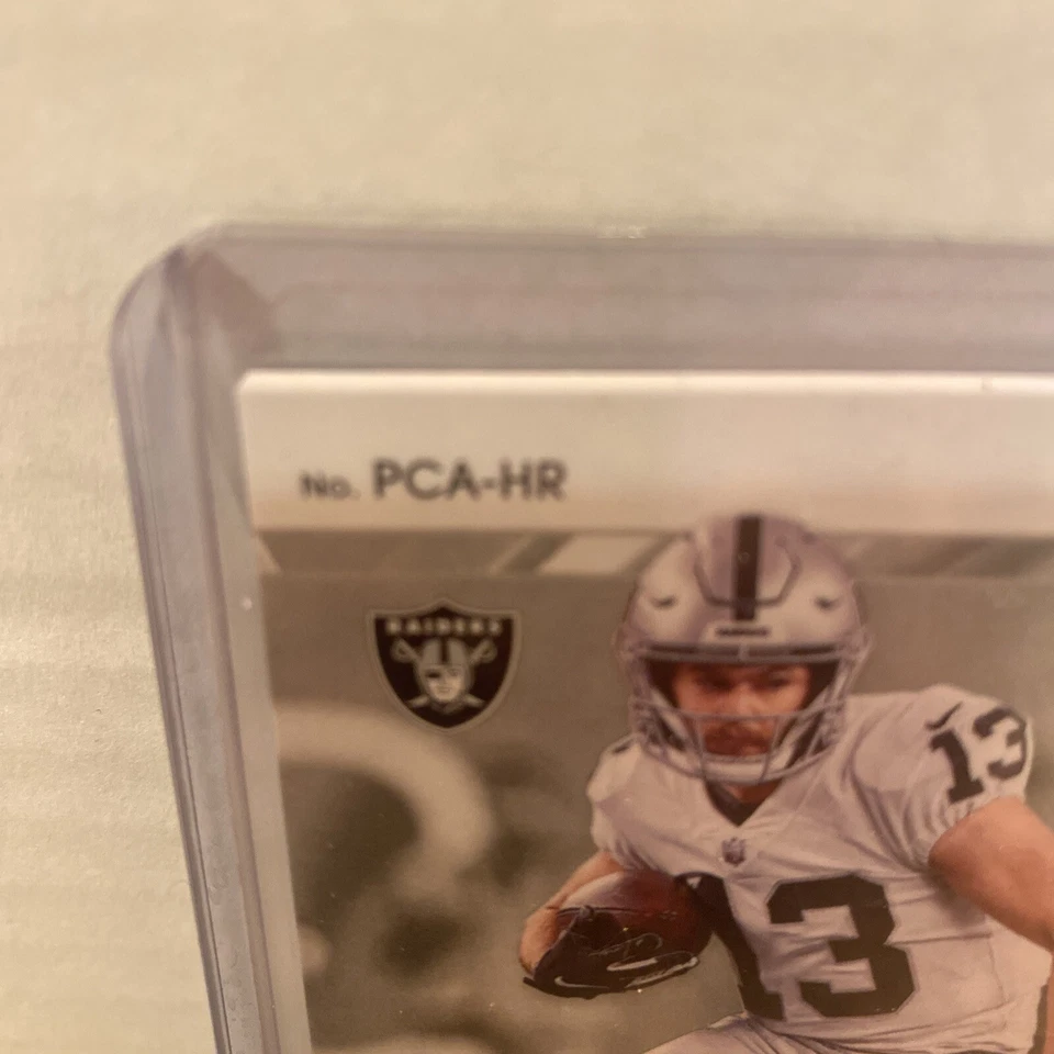 2022 Panini Contenders Optic Hunter Renfrow Green Pulsar Auto 3/25 - Image 3 of 4