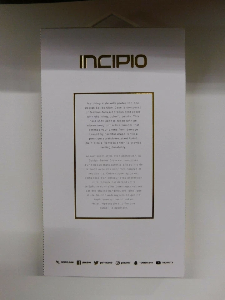 Funda INCIPIO Design Series Glam - iPhone 6/6s plus/7 Plus - Translúcida/Sueño Foto 2 de 2