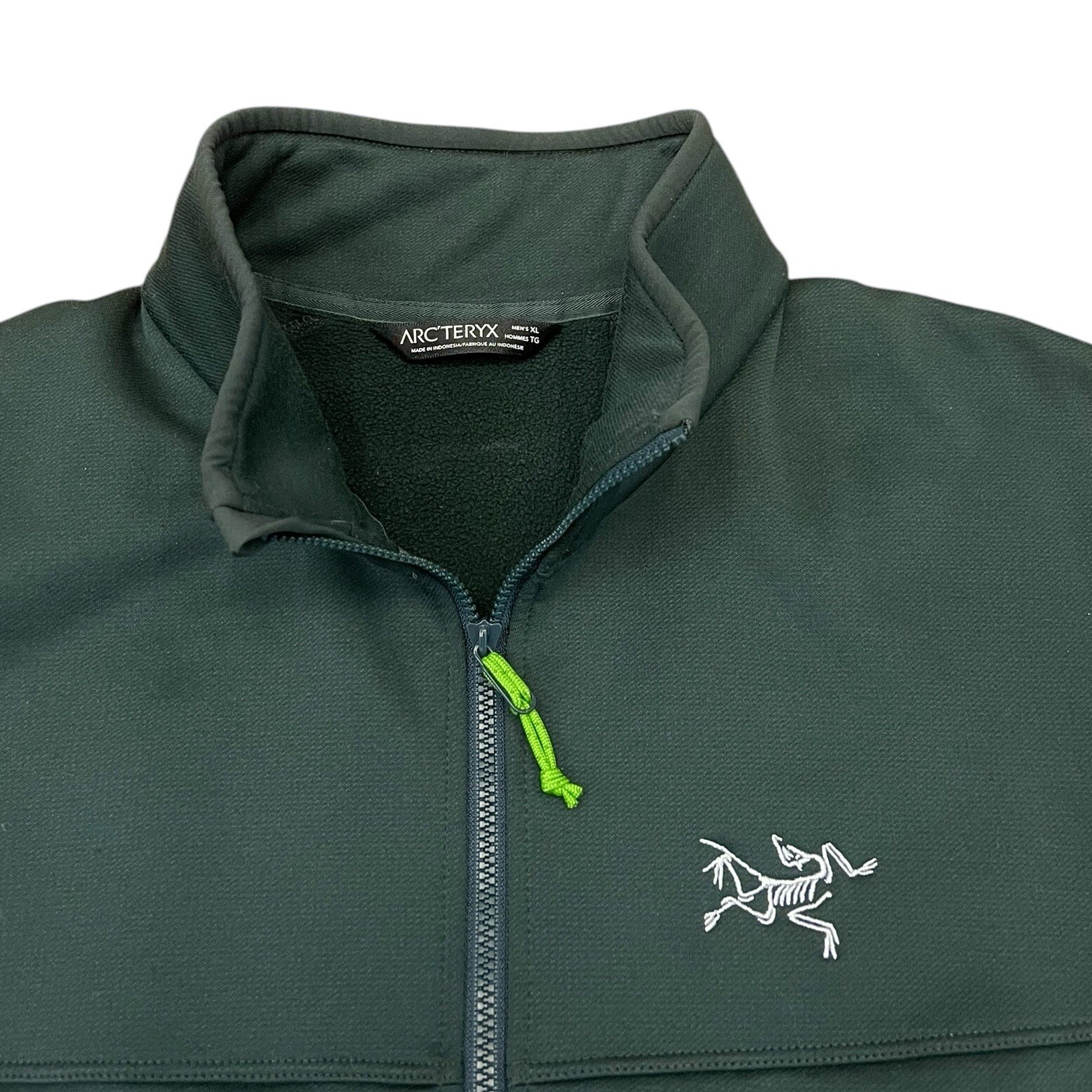 Arc'teryx Giacca Uomo Arenite Full Zip Pile Strato Medio Verde Lime Tg XL