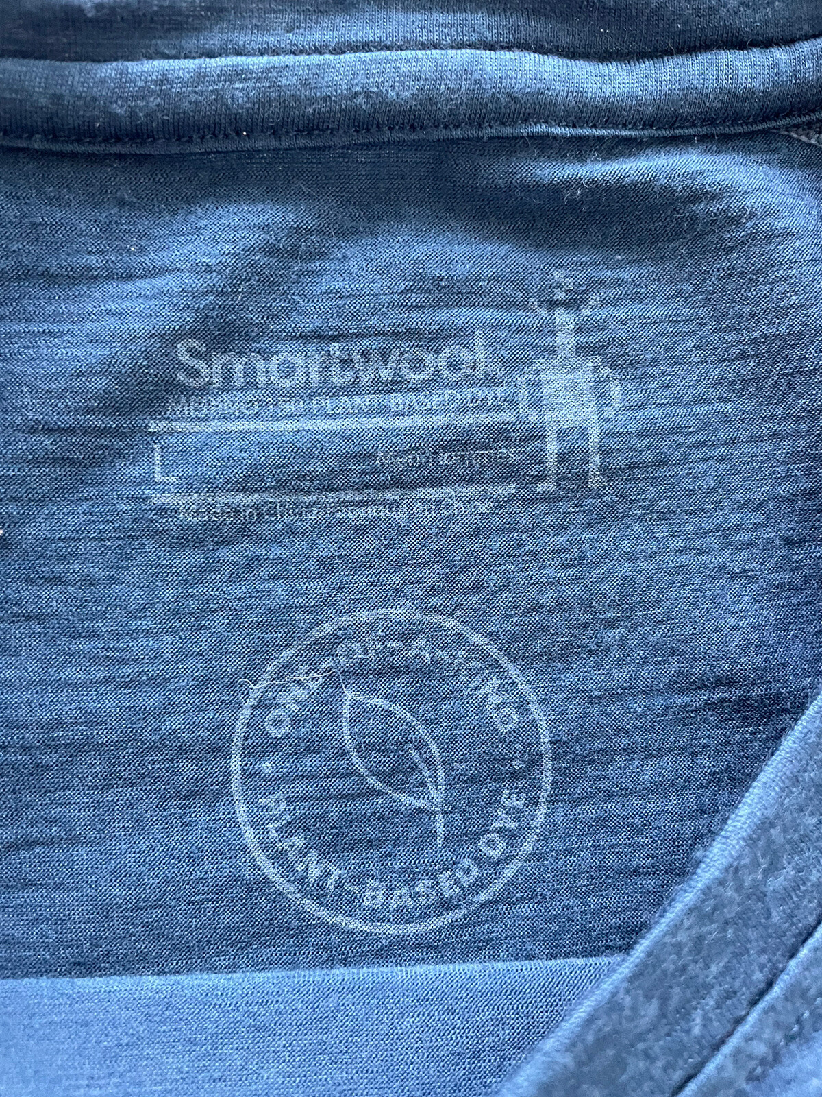 Smartwool Merino 150 Long Sleeve Plant-Based Dye T-shirt Blue Size L Baselayer