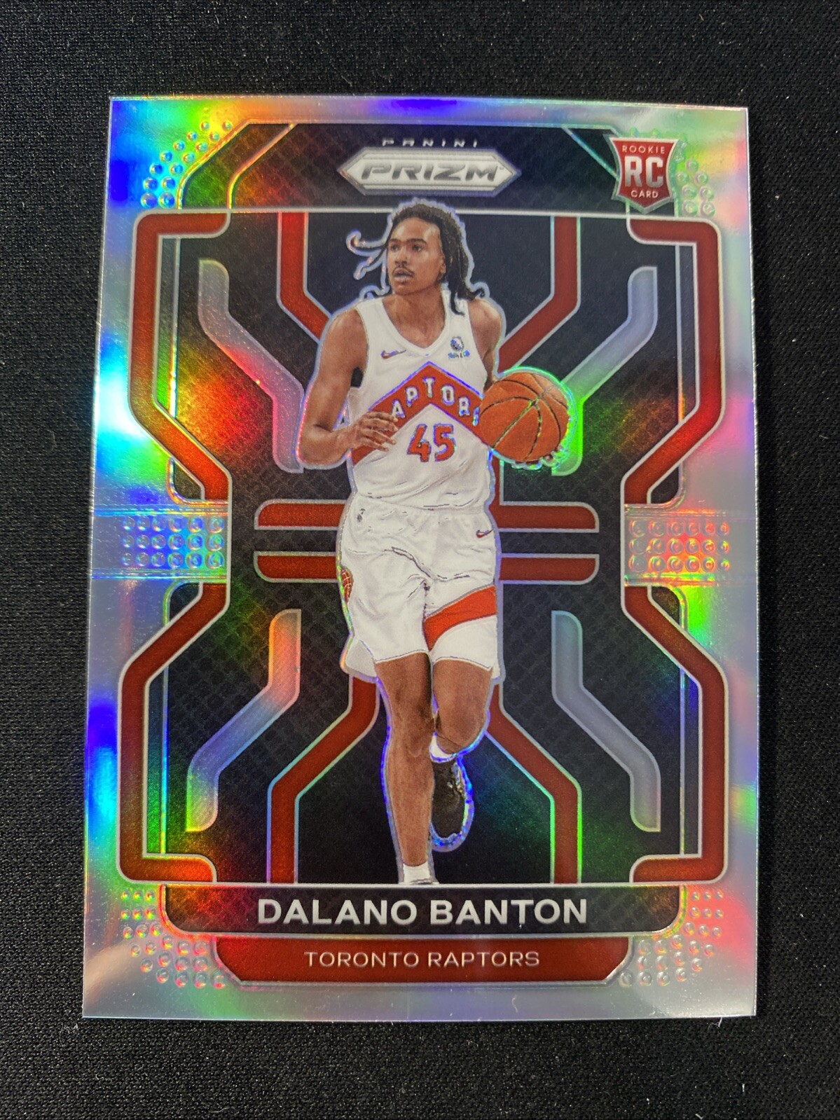 2021-22 Panini Prizm - Silver Prizm #328 Dalano Banton (RC) Rookies Blazers