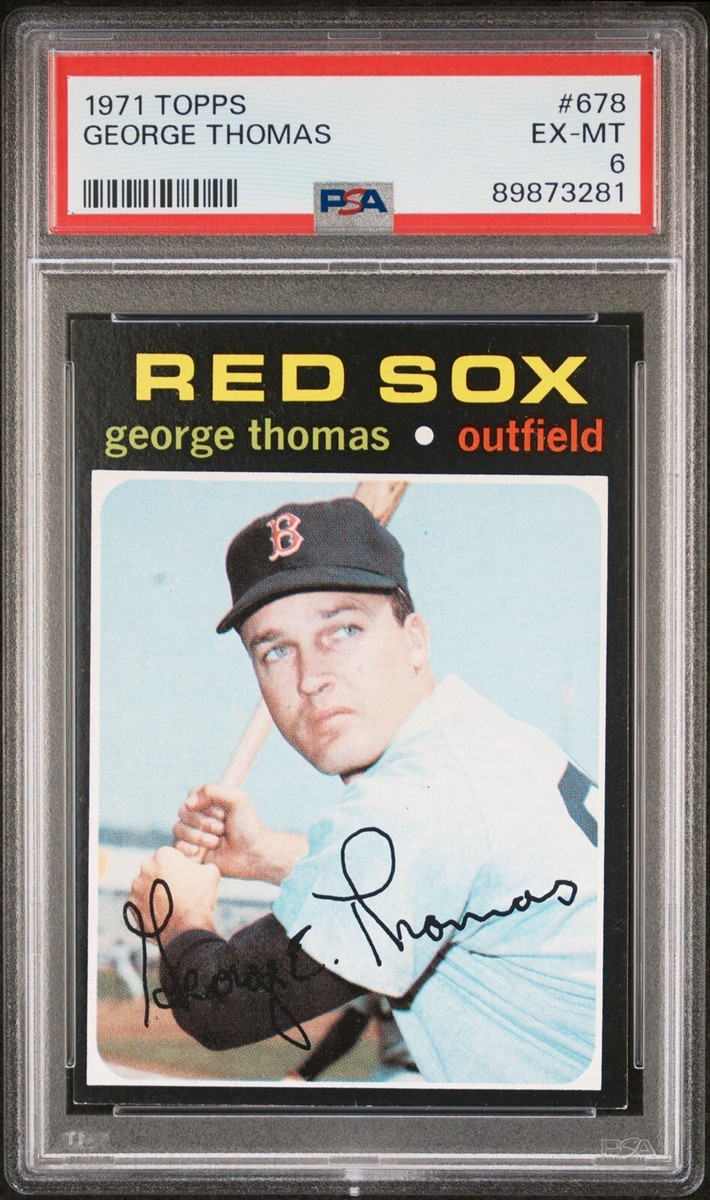 1971 Topps #678 George Thomas - PSA 6 | eBay