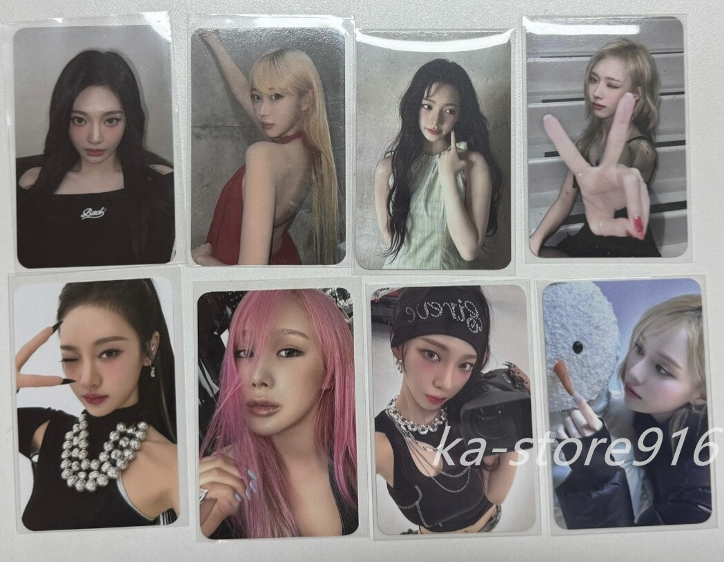 aespa whiplash popup 7万ウォン購入特典　カリナ A Aespa WEEK Mini5 Whiplash mood POP UP 70K Won Benefits