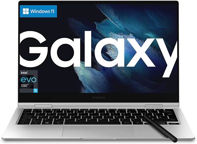 Samsung Galaxy Book Pro 360 13,3 Zoll, i5, 256 GB, 8 GB, SSD,Win11 Mystic Silver