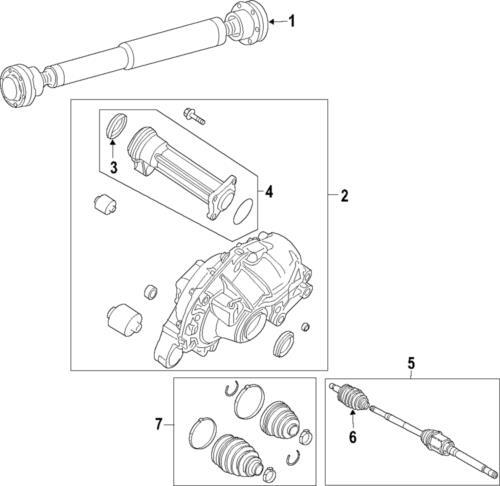 Eje de transmisión para Land Rover (N/P TVB500510)