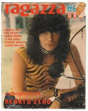 Poster RAGAZZA IN Anno 1980 RENATO ZERO