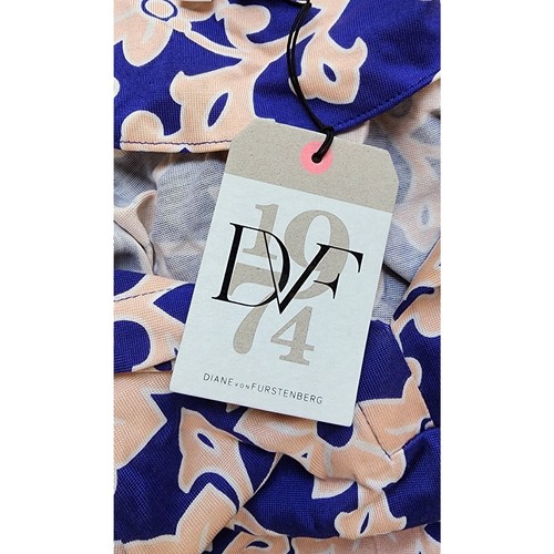 Nuevo con etiquetas Vestido para mujer Diane von Furstenberg puro L/S Birmania rosa talla 4. - Imagen 9 de 12
