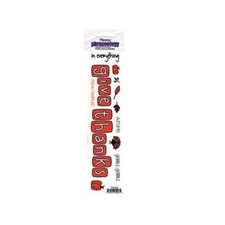 Kole Imports CN839 Give Thanks Creative Rub-On Transfer