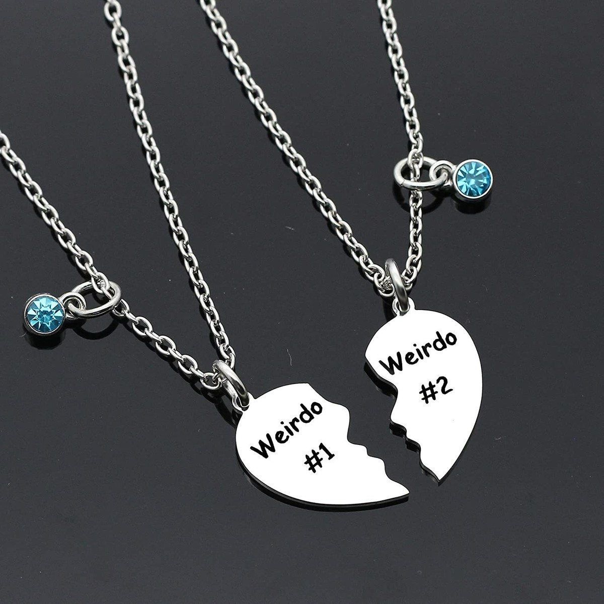 た*こ様 WEIRDO necklace Amazon.com: SAMIQU Weirdo 1/2/3 Necklace,Heart BFF Necklace for 3