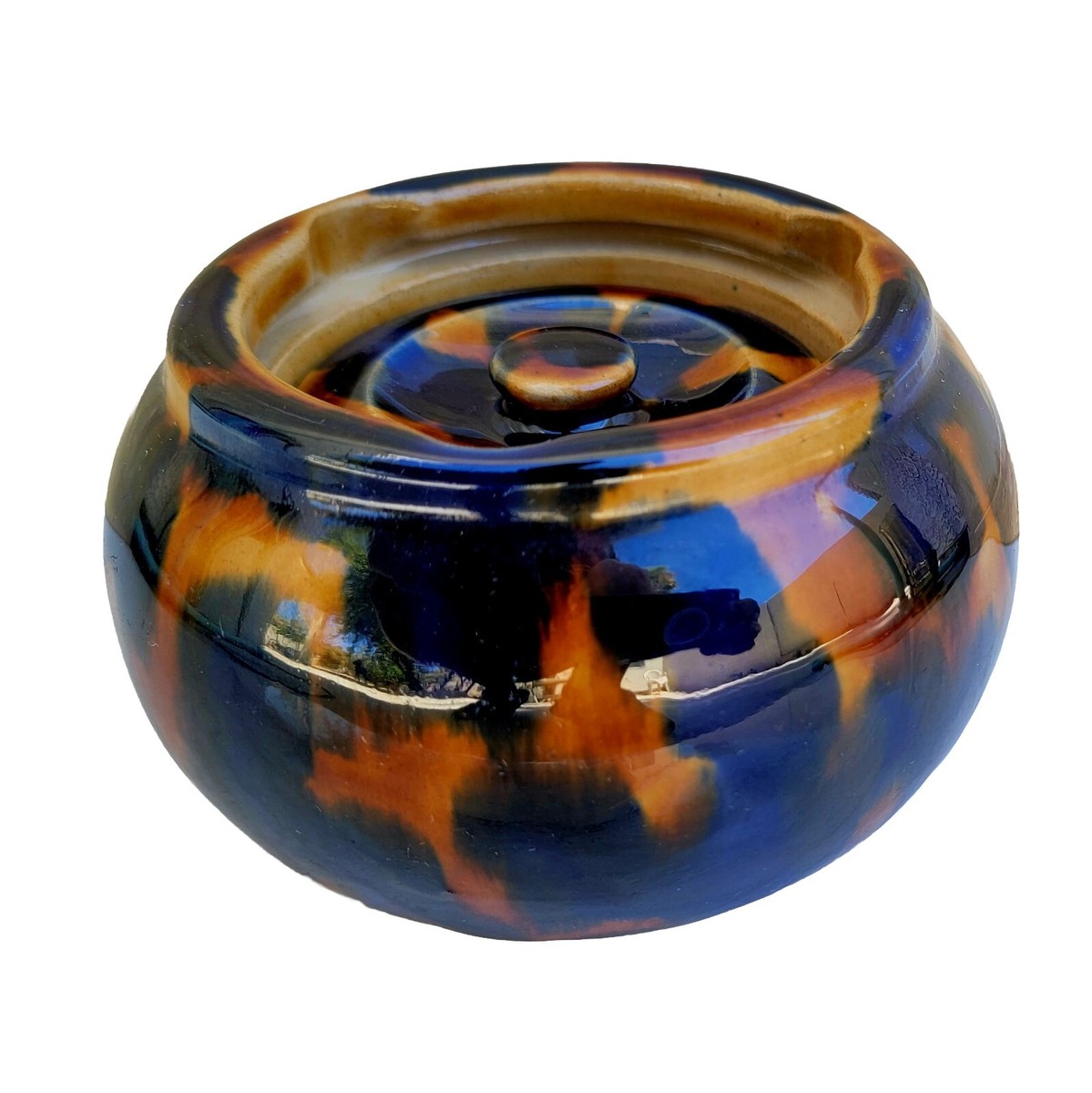 tobacco humidor jar Matter & Co. Tobacco Humidor Jar Vintage 1970s England Ceramic Pottery  Missing