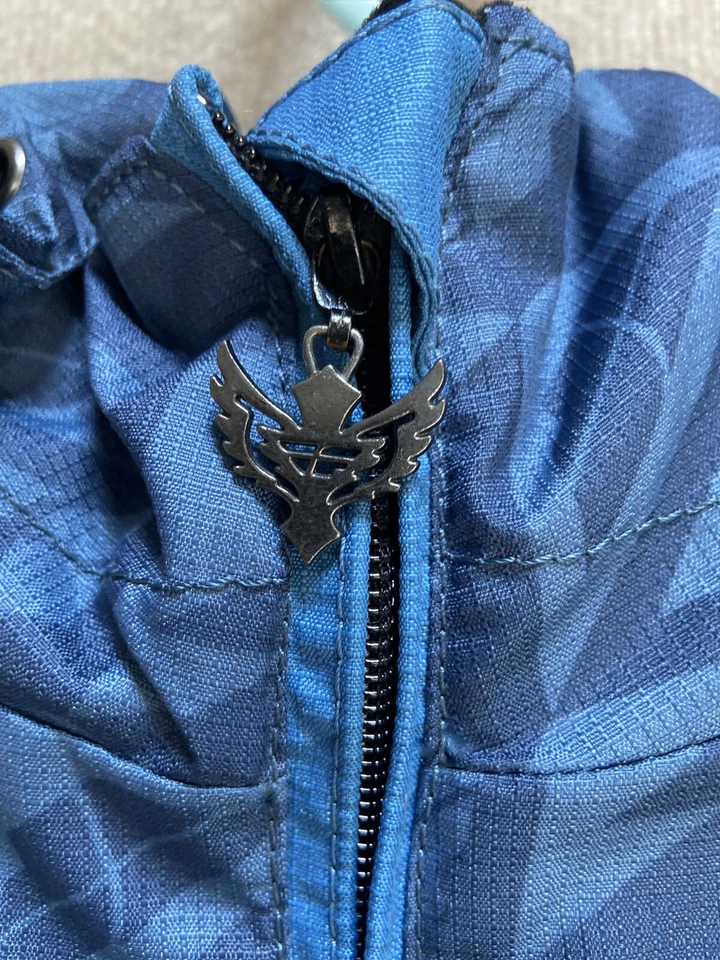 Fly Racing Snow Gear Ski/Snowboard Jacket Victory Blue Size Large Zipper Hooded - Image 4 of 4