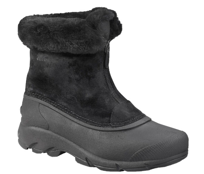 Sorel Snow Angel Zip Winter Insulated Waterproof Black Womens