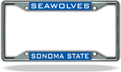Sonoma State SEAWOLVES License Plate Frame