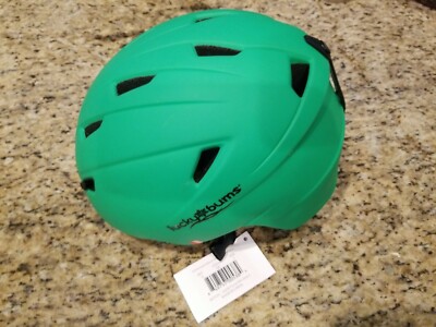 Lucky Bums Powder Series In-Mold Snow Sport Helmet, Matte Green Sz Large *NEW*