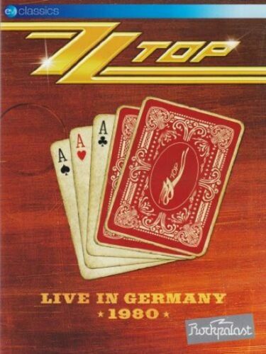 ZZ Top Live In Germany 1980 DVD (Eagle Vision) New And Sealed