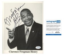 Clarence 'Frogman' Henry "Ain't Got No Home" AUTOGRAPH Signed 8x10 Photo ACOA