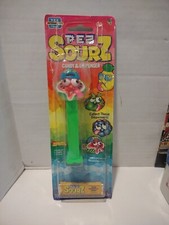 Pez Sourz Dispenser Sour Fruit Watermelon Slovenia OPENED USED Package Candy