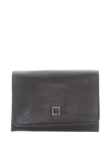 Porte-monnaie Femme Hexagona En Cuir Marron Foncé - Dimensions 8x6x4 Cm - Neuf Avec étiquettes