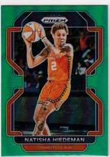 2022 Panini WNBA Prizm Green Refractor #72 Natisha Hiedeman