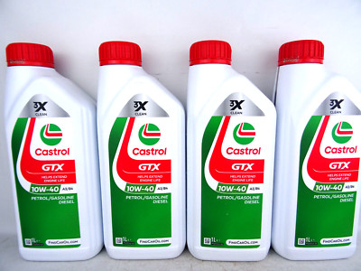 Castrol 10W40 GTX ehemals Ultraclean 10W-40 A3/B4 Motoröl 501 01/50500 4x 1Liter