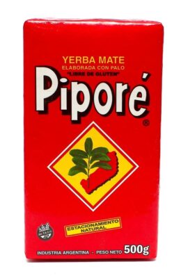 PIPORE Yerba Mate Tee Tradicional aus Argentinien mit Stängel und Pulver / ohne