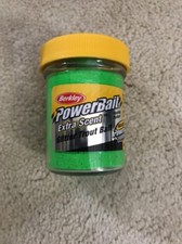 Berkley Fishing   Extra Scent Glitter Trout Bait Spring Green. 1.75oz. 