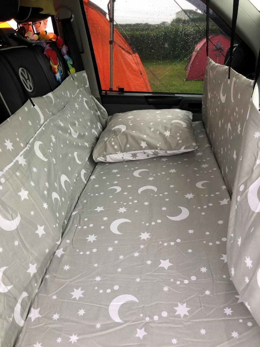 vw transporter front seat bed