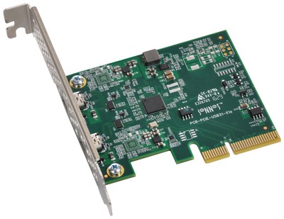 Allegro USB 3.1, Two-Port USB-C 10Gb PCIe Card (USB3C-2PM-E)