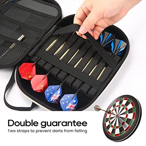 Aarts Case Dart Case Dart Cases Mens Holds 18 Darts Portable Robust EVA Material - Picture 4 of 7