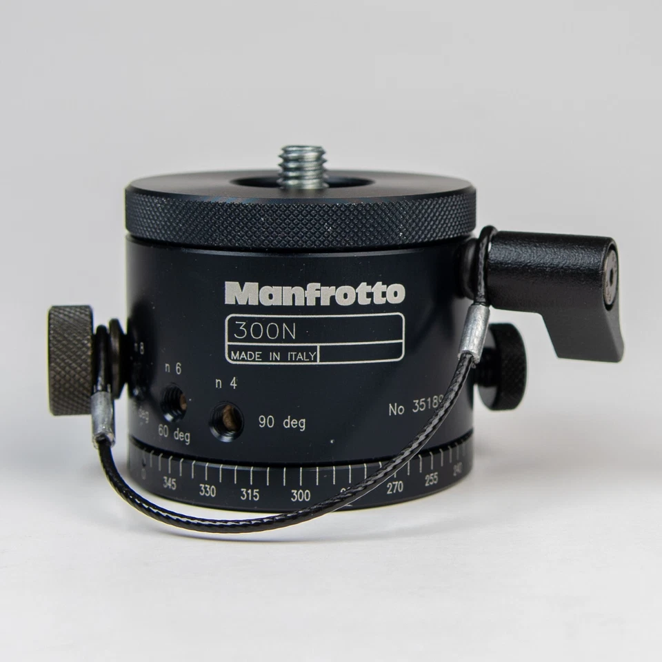 Manfrotto 3414 (300N) QTVR Panoramic Tripod Head Base Bogen  VNC - Image 2 of 4