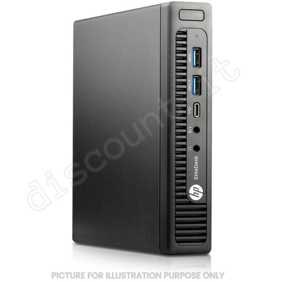 HP EliteDesk 800 G2 Mini PC i7 6th Gen 64GB RAM DDR4 2TB SSD Built-in Wi-Fi & BT - Image 3 of 4