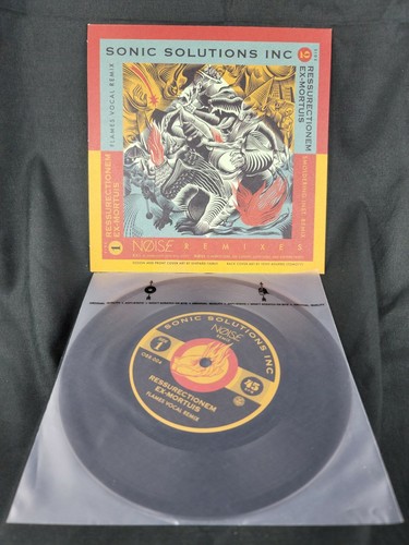 DISQUE VINYLE 7 POUCES NØISE/SSI RESURRECTIONEM EX-MORTUIS REMIX Obey #/1000 - Photo 1 sur 6