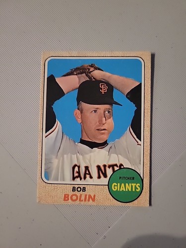 1968 Topps Bob Bolin Boston Red Sox #169 D10 | eBay