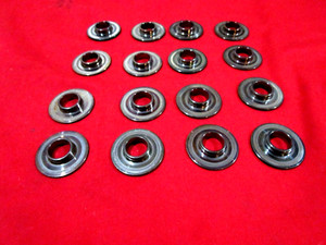 DEL WEST valve spring locators 1.30 OD,  .060 & .080 THICK, NASCAR