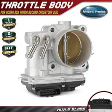 Throttle Body w/ 6-Blade for Acura RDX 2016-2018 Honda Accord Crosstour V6 3.5L