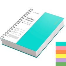 A5 Spiral Notebook College Ruled Lined Journal, Small 5.7" X 8.22", 300 Pages...