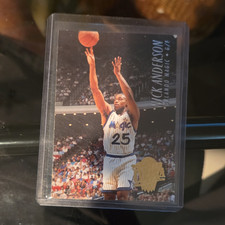 Topps 1991 Stadium Club Nick Anderson #64 Orlando Magic Rookie Basketball Card. rookie card picture